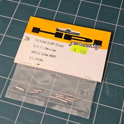NOS HPI Wheely King Sprint HB Nitro Blitz Firestorm E-Firestorm Pin 2x10mm (10) - Image 1 of 4