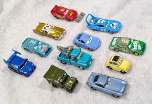 11 Disney Pixar Cars Diecast and Plastic Vehicles Lightning McQueen Tow Mater ++ - Picture 1 of 11