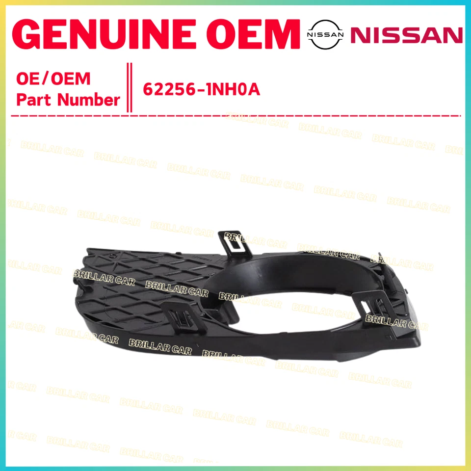 Panel de acabado de luz antiniebla NISSAN INFINITI G25 G37 genuino diestro 62256-1NH0A nuevo Foto 1 de 1