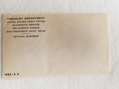 Lot of Two  1965 Special Mint Sets in Original SEALED Envelopes - Image 1 of 2