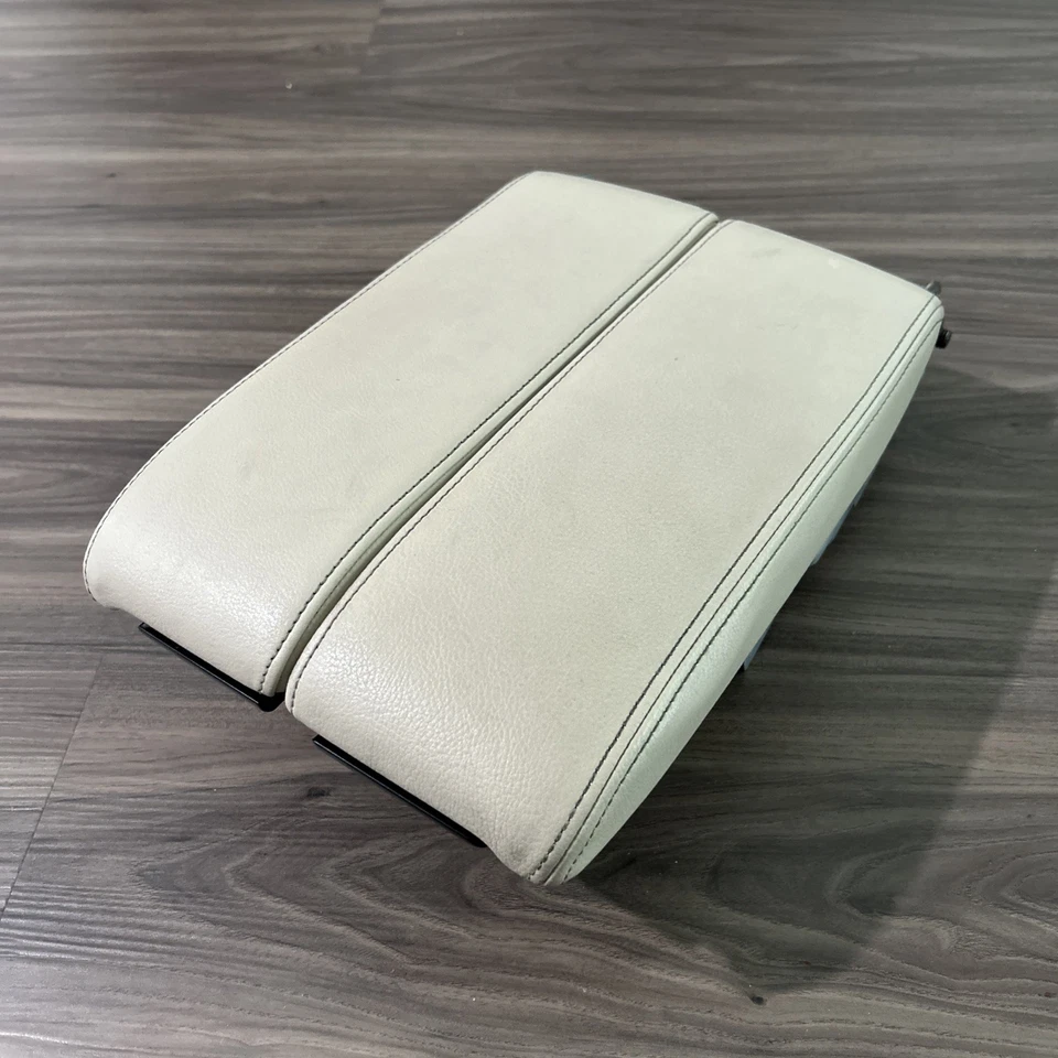 Volkswagen Touareg 2011-2018 consola central tapa reposabrazos doble centro OEM cuero Foto 1 de 4