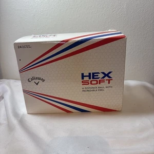 Callaway White HEX SOFT High Performance Golf Balls Pack Of 24 - Picture 1 of 7