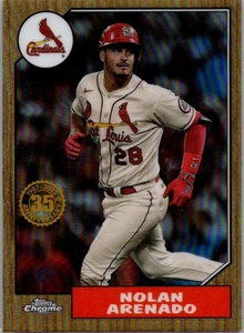 2022 Topps Chrome - 1987 Topps Baseball Nolan Arenado #87BC-5 - Picture 1 of 2