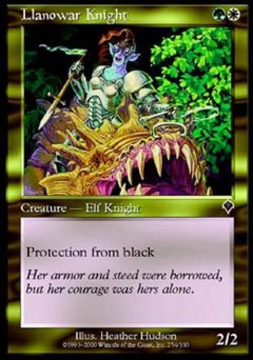 Llanowar Knight - Light Play MTG Invasion - Image 1 of 1