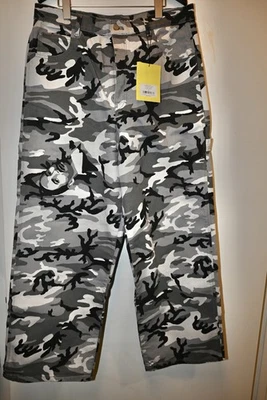 Marc Jacobs MARC CAMO JEANS OVERSIZE 32 GRIS MULTI Nuevos Con Etiquetas Foto 1 de 4