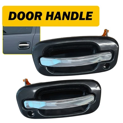 For 2003-2006 Cadillac Escalade Exterior Door Handle Front Left Right W/Keyhole - Image 1 of 4