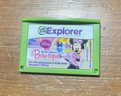 Leap Frog Explorer LeapPad Minnie Mouse Bow-tique Bowtique Game Cartridge  - Image 1 of 2
