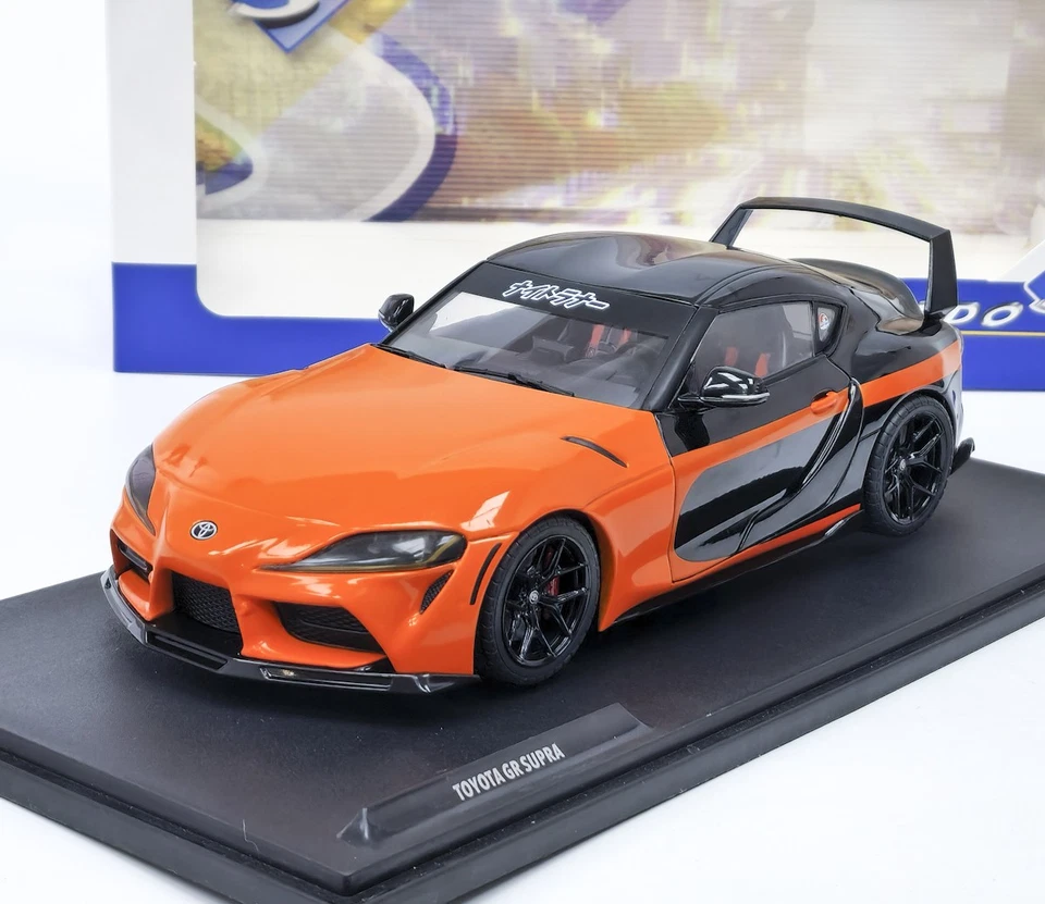 SOLIDO TOYOTA GR SUPRA STREETFIGHTER 2024 ORANGE / SCHWARZ 1 18 S1809005 NEU.B