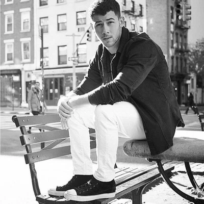 JOHN VARVATOS x NICK JONAS Limited Edition Black Grey Denim Jacket L - Image 1 of 4