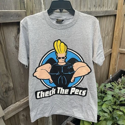 Camiseta vintage Johnny Bravo 1998 Cartoon Network gris Foto 1 de 4