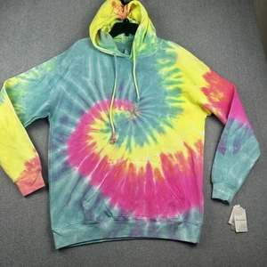 Sudadera con Capucha Dreamsicle Para Hombres Grande Sea Swirl Tie Dye Pullover Canguro Bolsillo Nueva - Imagen 1 de 7
