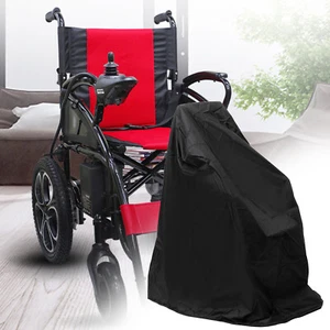 Cubierta para silla de ruedas eléctrica cubierta para silla de ruedas negra impermeable a prueba de D - Imagen 1 de 9