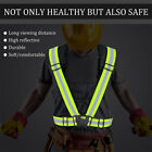 Reflective Vest Unisex High Visibility Adjustable Safety Vests Elastic Strip BL