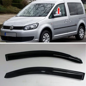 Window Visor Weather Shield Vent Shade Rain Guard for VW Caddy Van 2004-2018 - Picture 1 of 6