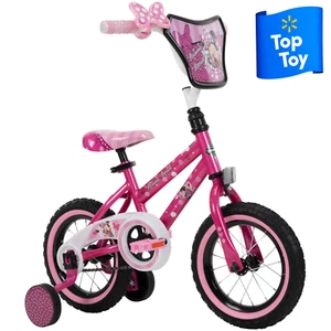 Huffy Disney Minnie Mouse Bike, 12" Wheels, Ages 3+, Training Wheels, Pink - Picture 1 of 11