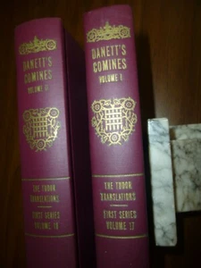 The History of Comines Englished by Thomas Danett anno 1596 2 Volumes - Picture 1 of 4