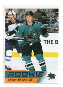 William Eklund 2021-22 Upper Deck NHL Star Rookie RC #24 SAN JOSE SHARKS - Picture 1 of 1