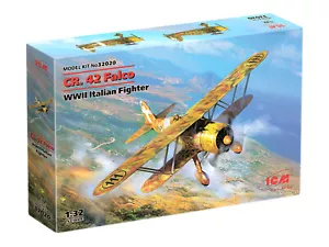 Fiat CR.42 Falco Italian Fighter WWII Maßstab 1:32 Plastik Modellbausatz Spielzeug ICM 32020 - Bild 1 von 11