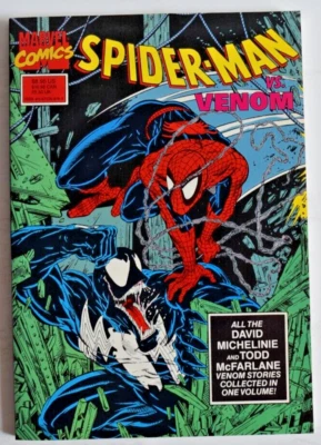 SPIDER-MAN VS. VENOM #1 TPB (1990) MARVEL COMICS 1ST PRINTING - Image 1 of 2