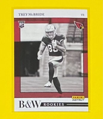 2022 Panini Instant Trey McBride BLACK WHITE ROOKIES 1/649 SP Cardinals #BW21 RC - Image 1 of 2