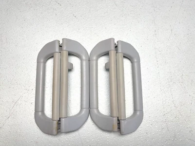 BMW 745Li E66 2002-2005 interior techo superior agarre mango juego de 4 gris OEM Foto 1 de 4