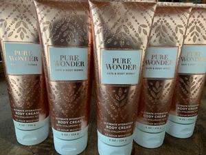5 (FÜNF) PURE WONDER Sheabutter 8oz CREME Bath and & Body Works - Bild 1 von 2