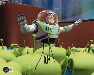 TIM ALLEN AUTOGRAPHED DISNEY TOY STORY BUZZ LIGHTYEAR 8X10 PHOTO BECKETT BAS - Picture 1 of 1