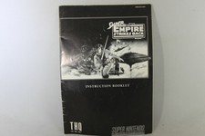 Super Star Wars: The Empire Strikes Back Manual (Snes, Manual Only, No Game)