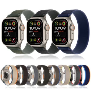Trail Loop Nylon Sport Band for Apple Watch 10 9 8 7 SE 42/44/45/46/49mm Ultra 2 - Picture 1 of 35