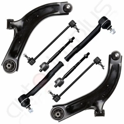 Kits de suspensión de 8 piezas brazo de control extremo de varilla de amarre para Nissan Cube y Versa 2007-2013 Foto 1 de 4