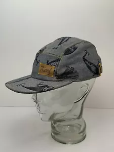Keef Company Hat 5-Panel Fishing Lure Design Leather Strap USA Excellent - Picture 1 of 15