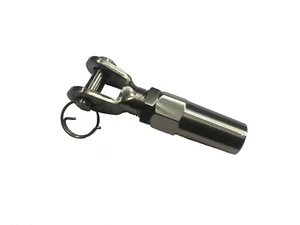 Gabelterminal V2A für Drahtstärke 5 mm Drahtseil - Bild 1 von 3