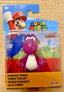 PURPLE YOSHI Super Mario Jakks Pacific 2.5" Figure - Imagen 1 de 1