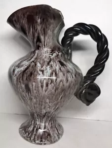Rare Vase Pichet Signé Marius Giuge Rare Vallauris Vintage H 21,5 Cm - Imagen 1 de 11