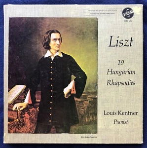 LISZT : 19 HUNGARIAN RHAPSODIES - Louis Kenter - 1972 3 LP boxed set SVBX-5452 - Imagen 1 de 4