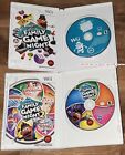 Wii Hasbro Family Game Night 1 & 2 game LOT/bundle COMPLETE board Yahtzee BOP IT