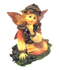 Boyds Bears Wee Folkstone Faerie "Whisper Faeriepine. Hush" #36016- 2E- Nib