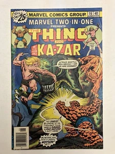 Cómics de Marvel de la Edad de Bronce de Kazar 1976 dos en uno #16 en estado bastante bueno - Imagen 1 de 7