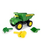 TOMY John Deere 15" Big Scoop Dump Truck with Sand Toys 4 Pieces