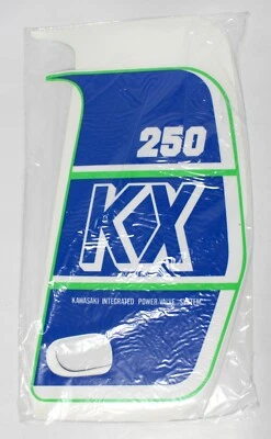 Aufkleber Satz Tank Kühler Decal Dekor Kawasaki KX 250 1989 Classic Vintage - Bild 1 von 2