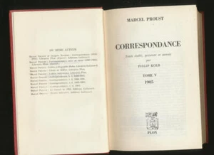 Marcel Proust: Correspondance. 5, 1905 ISBN: 2259005098 - Picture 1 of 1
