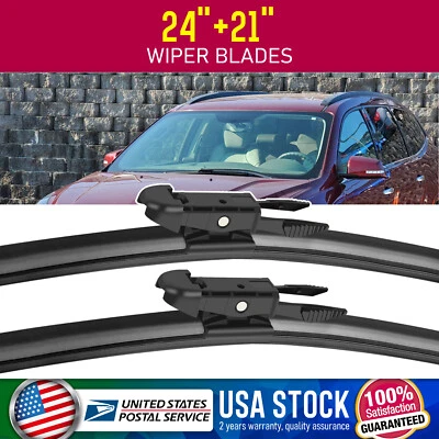 24''+21'' Wiper Windshield Rain Blade For 2006-2011 Buick Lucerne 3.8/3.9/4.6L - Image 1 of 4