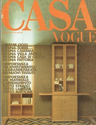 CASA VOGUE ITALIA MAGAZINE 1978/86=ROBERTO BARNI=GIANCARLO NOCENTINI=ERIK SATIE - Immagine 1 di 4
