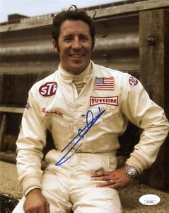 Mario Andretti Formula 1 & Nascar signed 8x10 photo, with JSA authentication - Picture 1 of 2