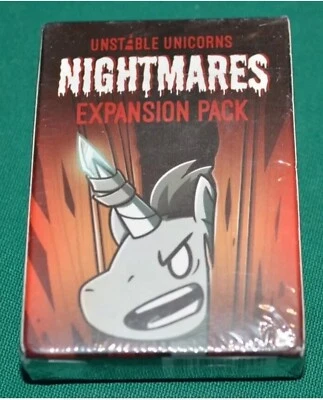 TEETURTLE Unstable Games - Unstable Unicorns: Nightmares Expansion Pack - 54 Cards