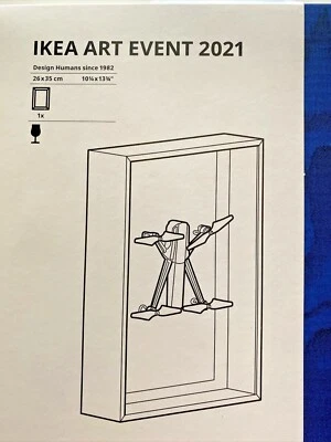 IKEA ART EVENT 2021 Decoración Pared, Motivo Drone Blanco 10 1/4 x 13 3/4"Nuevo Foto 1 de 2