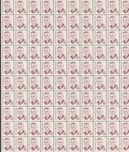 1985 US Scott #1867, 39c Grenville Clark, Sheet of 100 MNH, Small Block Tagging - Picture 1 of 1