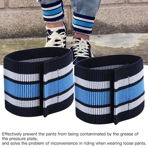 Bike Leg Strap Pants Bind Mountain Bike Cycling Wristband Safety Band Cycling - Picture 1 of 12