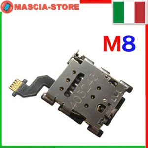 Flex Flat Lettore Sim Card Slot Reader Modulo per HTC ONE M8  Ricambio - Foto 1 di 1