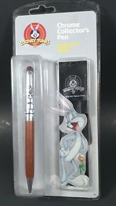 NOS Looney Tunes Chrome Collector's Pen Bugs Bunny With Gift Pouch New - Picture 1 of 4